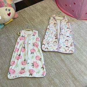 Copper and pearl sleep sacks 6-12 months